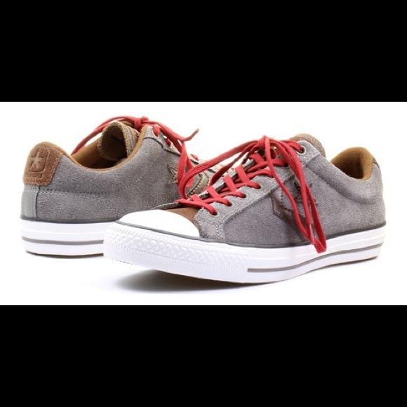 Converse CONS Star Player Grey Suede Sneakers - Picture 9 of 9